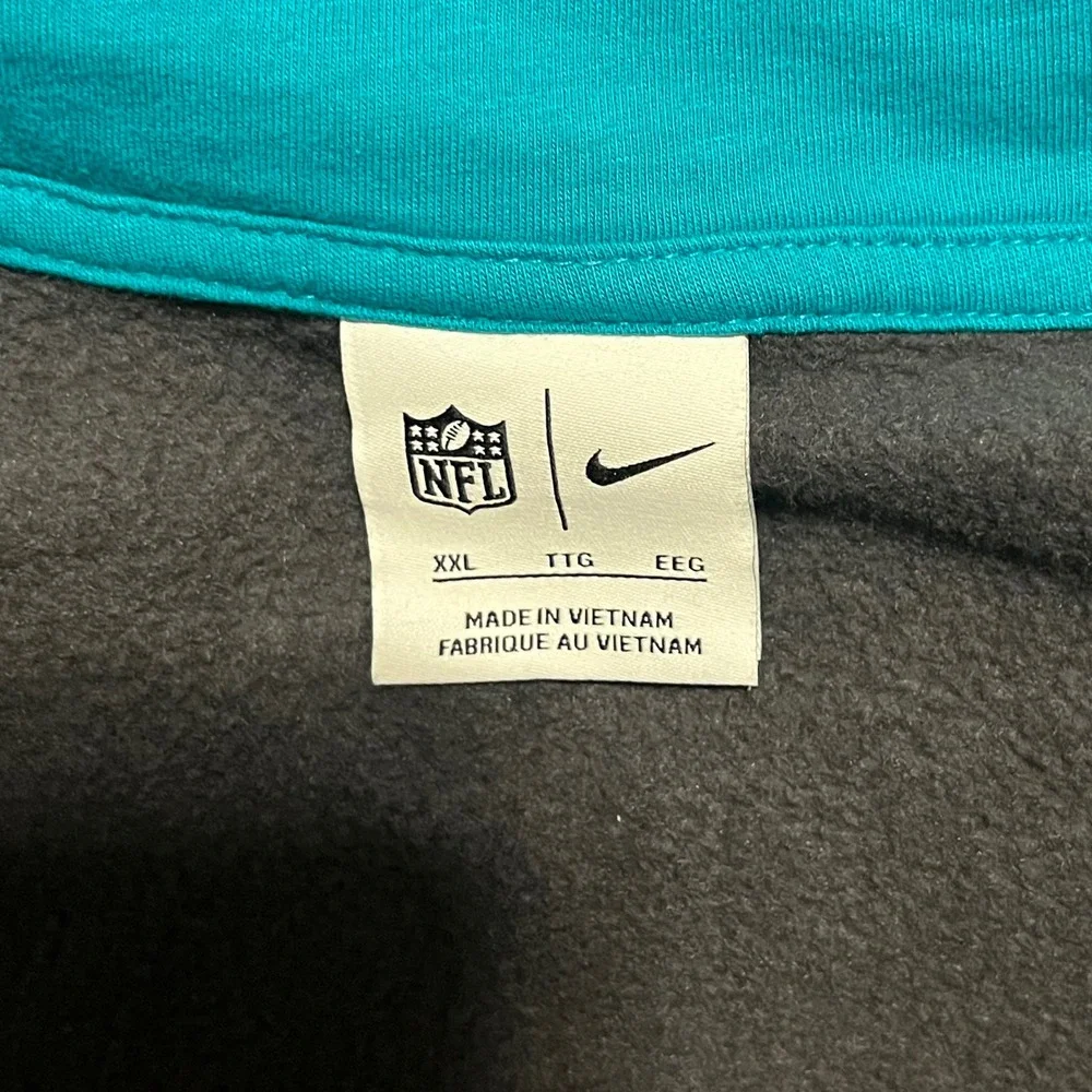 Miami Dolphins Nike Anthracite Primetime Club Full-Zip Hoodie Men's Size XXL